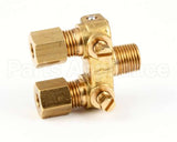 1166004 Southbend Range Fitting,Double Pilot,3/16Tube