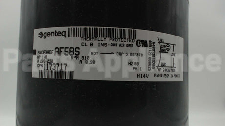 1173717 International Comfort Products 208-230V1Ph 1/8Hp 810Rpm Motor