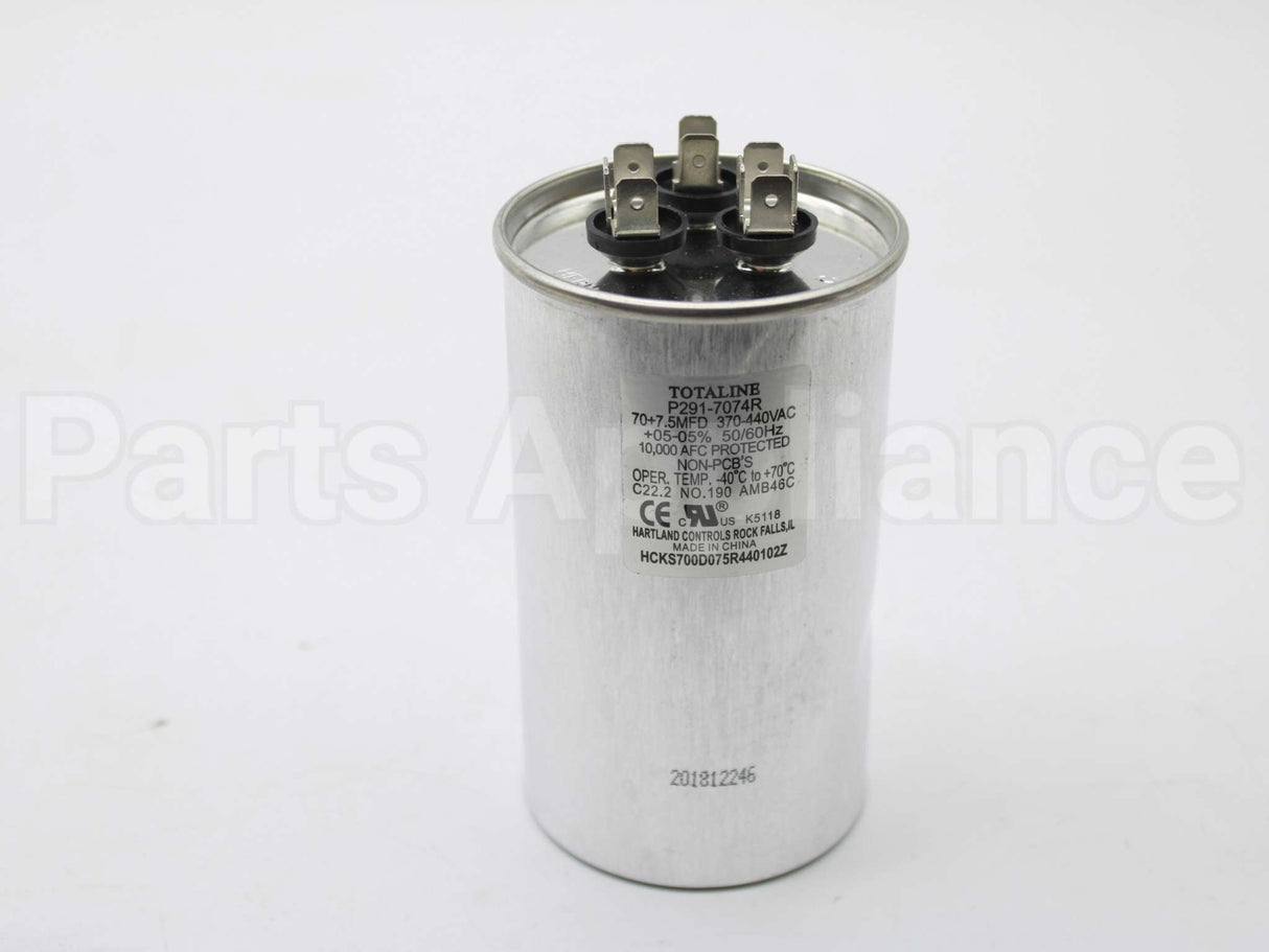 1186255 International Comfort Products 70/7.5Mfd 440V Round Run Cap