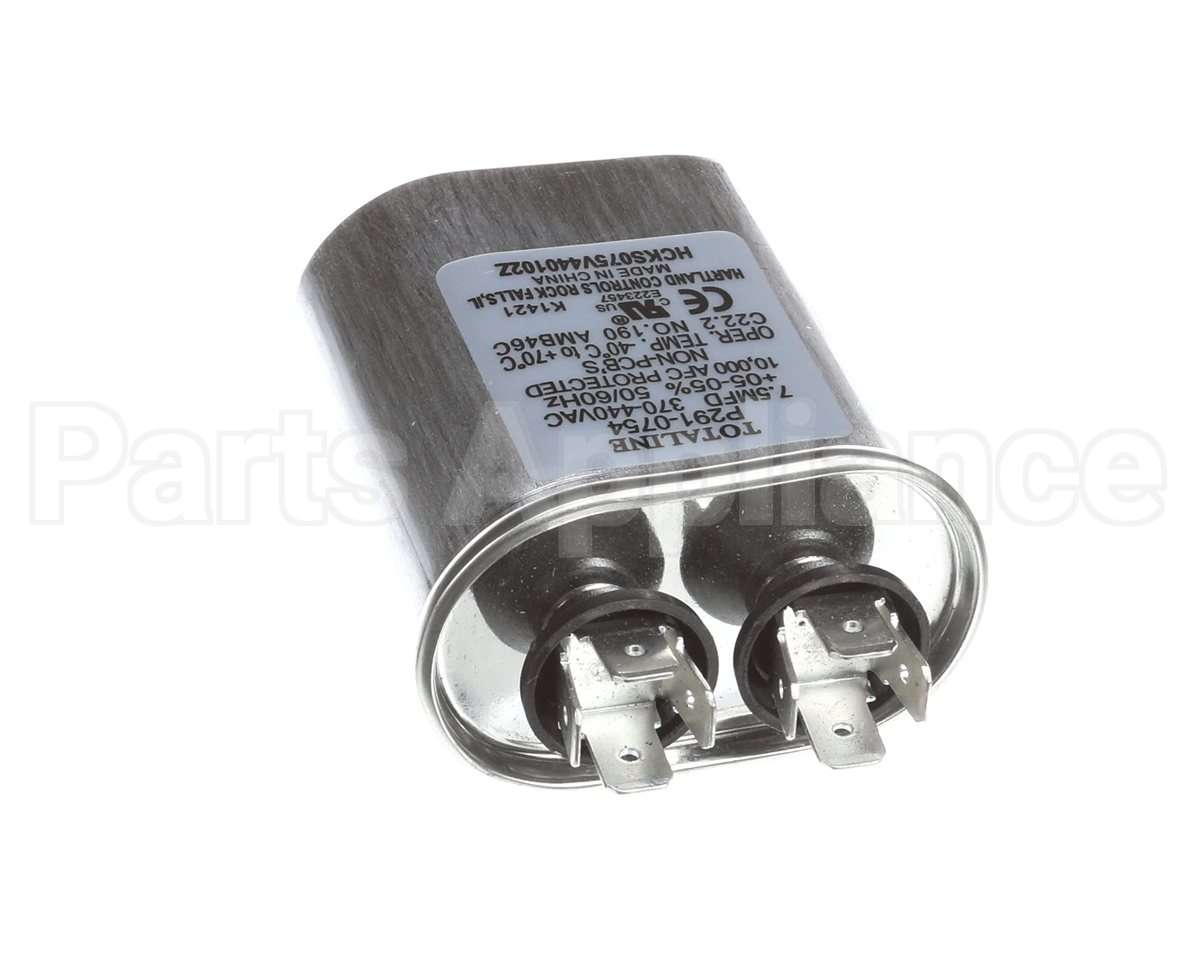 1187293 International Comfort Products Run Capac 7.5 Mfd 370V Oval