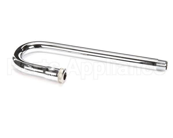 119X T&S Brass Rigid Gooseneck, 2-3/4 Spread, 8-3/4 Hei