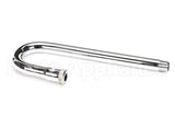 119X T&S Brass Rigid Gooseneck, 2-3/4 Spread, 8-3/4 Hei