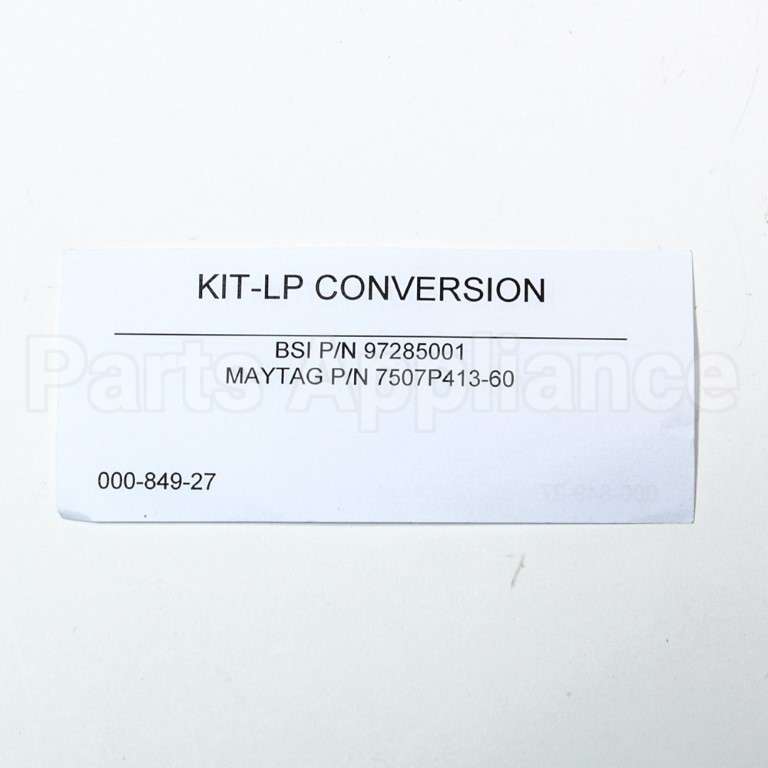 12002469 Whirlpool Kit Natural To Lp