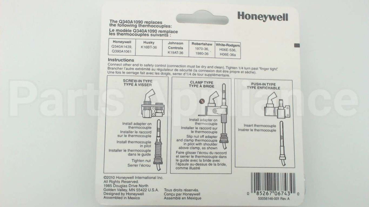 Q340A1090 Resideo 30Mv Thermocouple 36 Inch