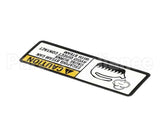 122853 Groen Label, Caution Steam