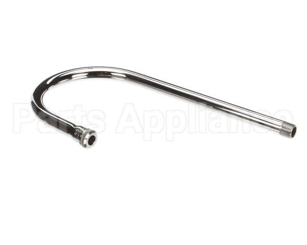122X T&S Brass Rigid Gooseneck, 5-1/2 Spread, 11-1/2 He