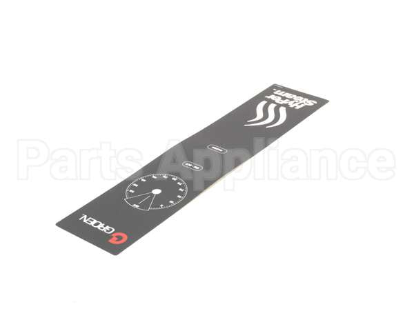 123126 Groen Overlay, Front Panel Hy-3E