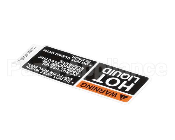 12356.0000 Bunn Decal, Warning-Hot Liquid