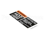12356.0000 Bunn Decal, Warning-Hot Liquid