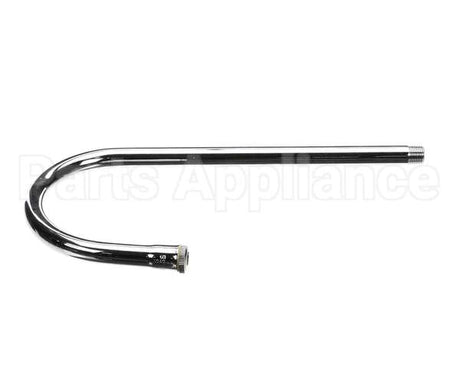 123X T&S Brass Rigid Gooseneck, 5-1/2 Spread, 12-1/2 He