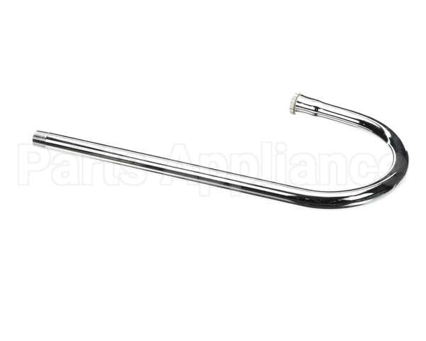 123X T&S Brass Rigid Gooseneck, 5-1/2 Spread, 12-1/2 He