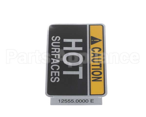 12555.0000 Bunn Decal, Caution Hot Surfaces