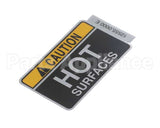 12555.0000 Bunn Decal, Caution Hot Surfaces