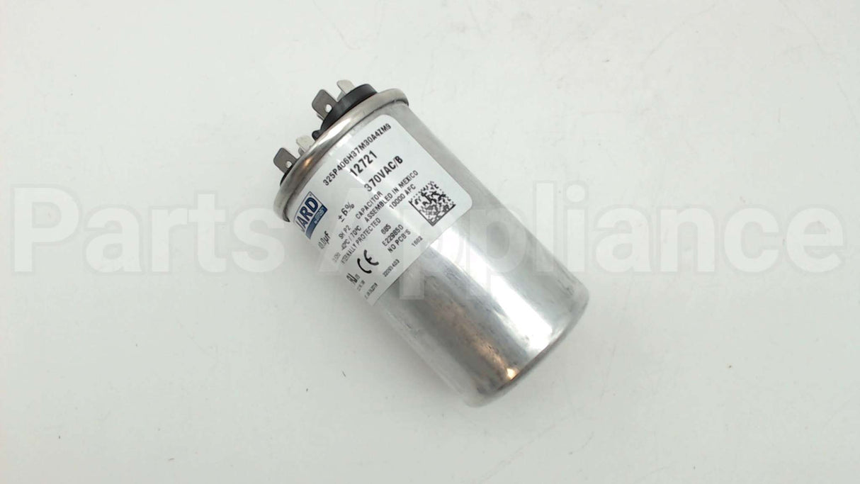 12721 MARS 40Mfd 370V Round Run Capacitor