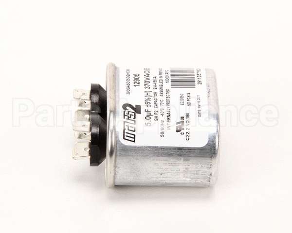 12905 Mars Motors Run Capacitor 5Mfd 370V Oval