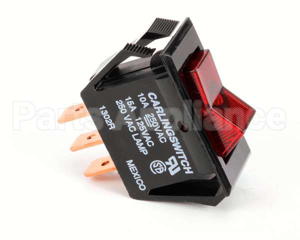 12920.0002 Bunn Switch,On/Off-Lighted Red-250