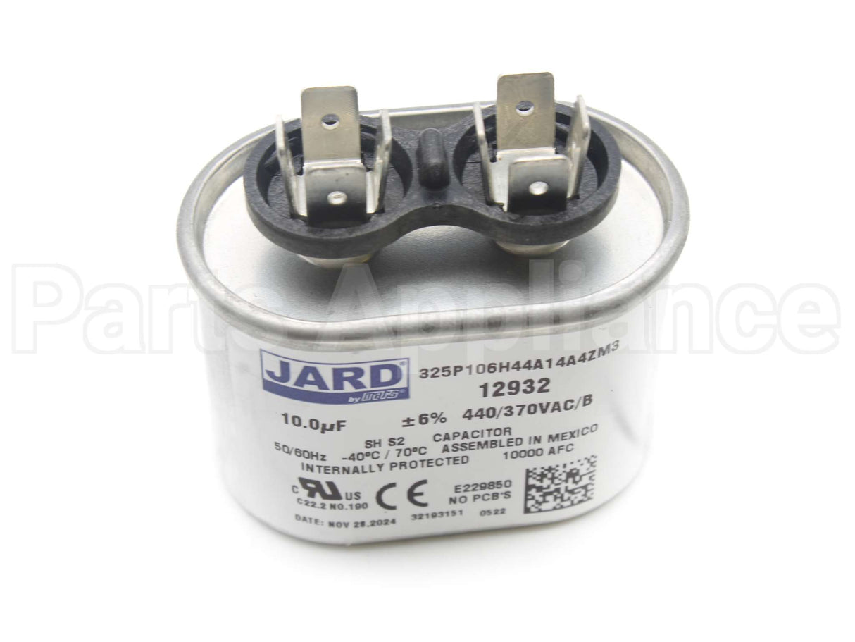 12932 MARS 10Mfd 440V Oval Run Capacitor