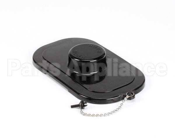 12981.0001 Bunn Lid/Chain Kit, Pour-In Black