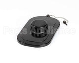 12981.0001 Bunn Lid/Chain Kit, Pour-In Black