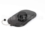 12981.0001 Bunn Lid/Chain Kit, Pour-In Black