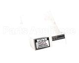 13127.1001 Bunn Kit, Retaining Bracket W Decal-Front Mnt