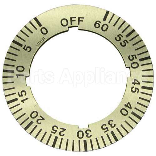1314134 Compatible Garland Dial Insert 0-60 Min