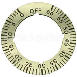1314134 Compatible Garland Dial Insert 0-60 Min