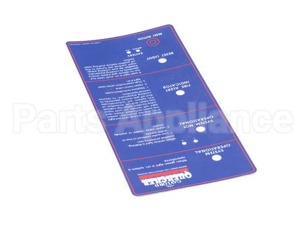 13181 Gaylord Model Qua Series Mylar Facepla