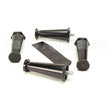 13255.0003 Bunn Kit, Leg-4.0 Adj Blk Plstc Flg