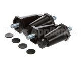 13255.0006 Bunn Kit,Leg-2.50 Adj Blk Plastic