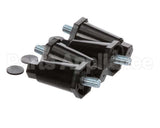 13255.0006 Bunn Kit,Leg-2.50 Adj Blk Plastic
