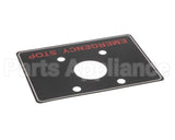 135321 Groen Label, Emergency Stop,