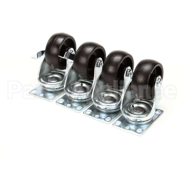 136043 Compatible Norlake Caster Kit 4 Plate Type Oah (S