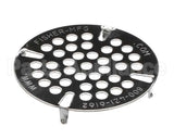 1366-005JKNF Chicago Faucet Plate, 3-1/2'' Flat Strainer