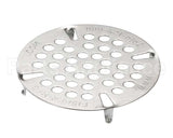 1366-005JKNF Chicago Faucet Plate, 3-1/2'' Flat Strainer