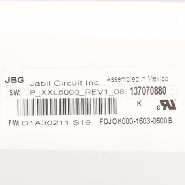 137070880 Frigidaire Control Board