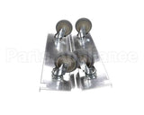1411038 Cres Cor Caster Kit 2 W & 2 Without Brakes