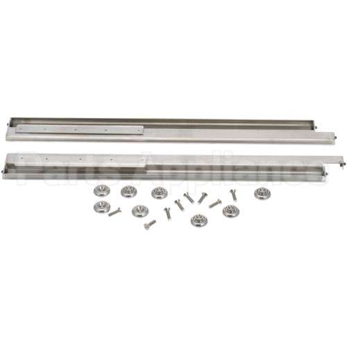 1452-3022-1251 Compatible Standard Keil Slide, Drawer 22", S/S, Pair