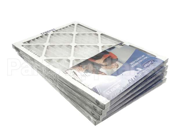 14X20X1-M13-C-P4 Carrier Merv 13 1" Air Filter, 14"X20"X1", 4 Pac