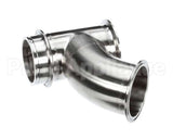 154351 Groen Elbow 45 Deg 3 Tri-Clamp