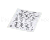 155-000039-001 Pitco Conversion Sticker