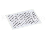 155-000039-001 Pitco Conversion Sticker