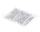 155-000039-001 Pitco Conversion Sticker