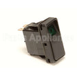 155548 Compatible Groen Powerswitch, Recessed R Ocker, Green Indicator L