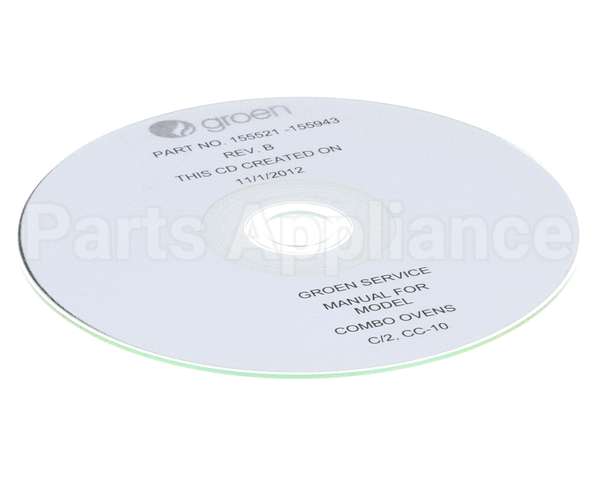 155943 Groen Cd - Service Manual, Combo Ove
