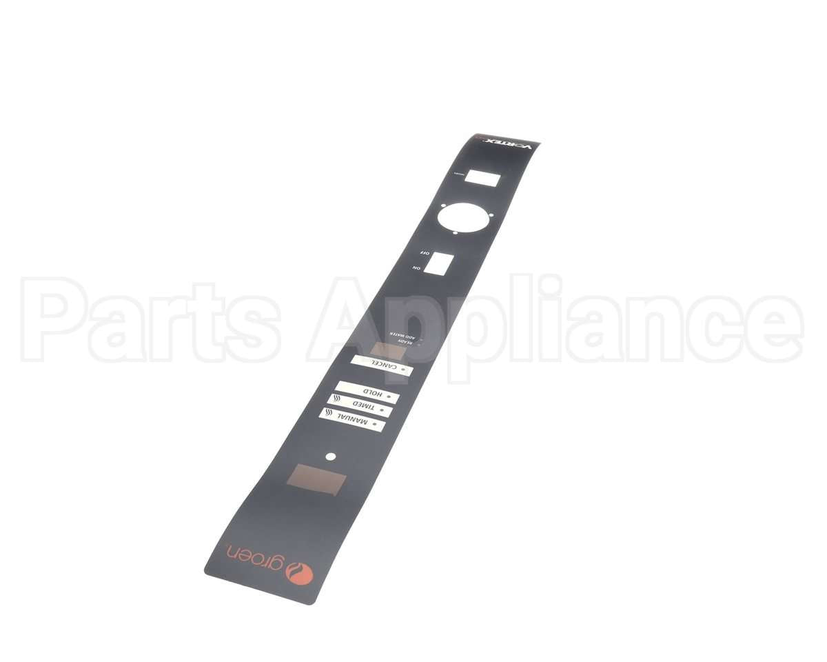160524 Groen Overlay, Front Panel C-Less Steamer 6 Pa