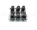 160621 Norlake Caster Kit Plate Type (Set Of