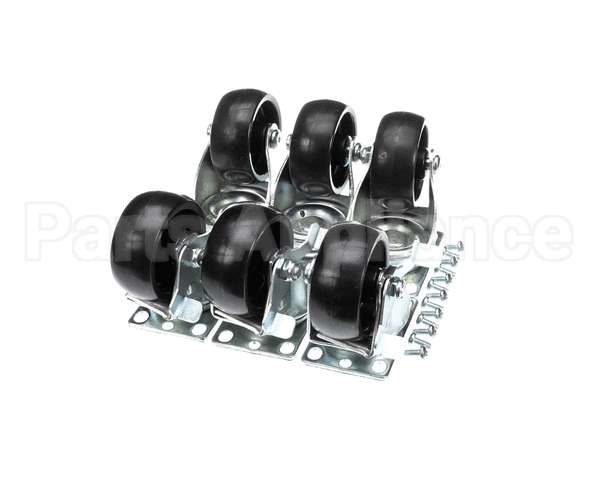 160621 Norlake Caster Kit Plate Type (Set Of