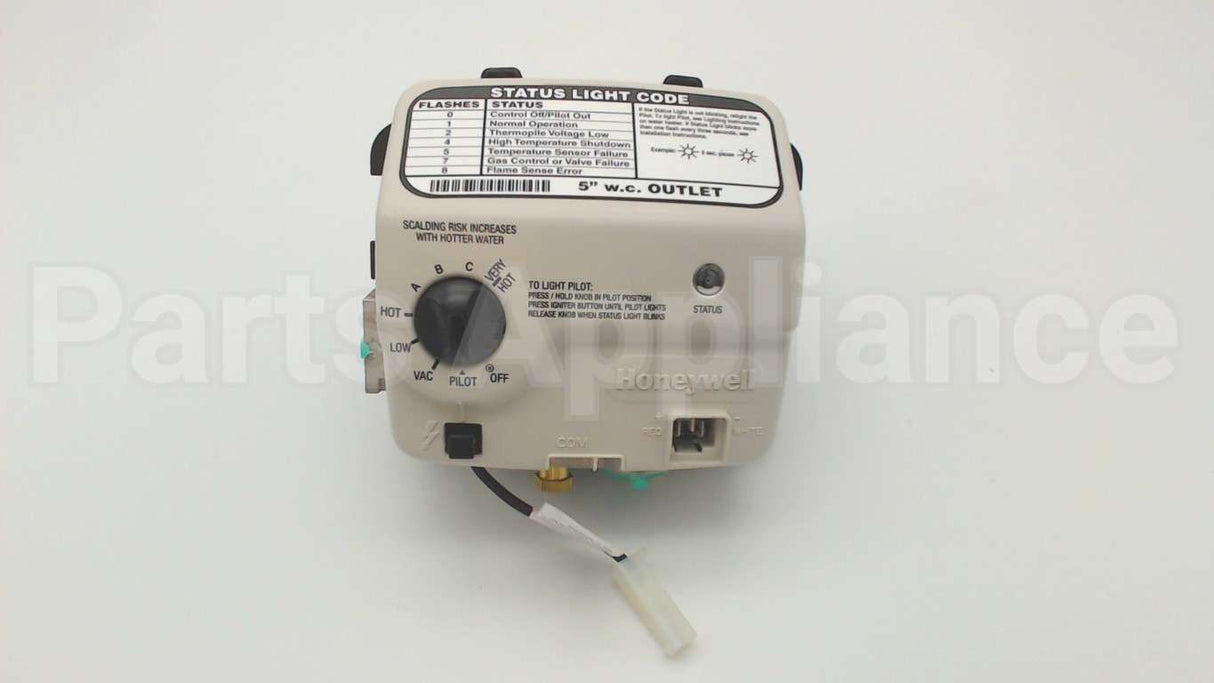 100112336 Lochinvar & A.o. Smith 5"Wc Nat 1/2" Gas Valve