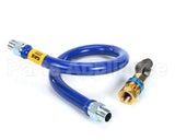 16100BPQ48 Dormont 1" Dia., 48" Blue Hose, Snapfast, 1 Elbo
